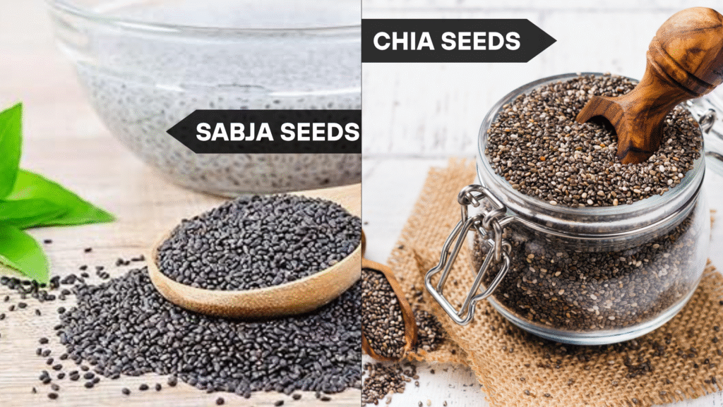 Tiny Seeds, Big Differences Sabja Seeds vs Chia Seeds