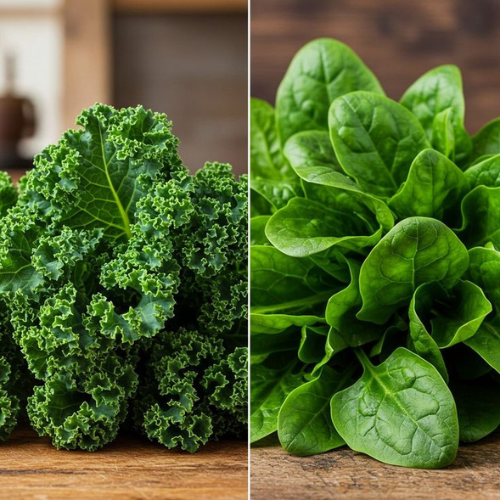 Dark Leafy Greens Spinach, Moringa & Amaranth Leaves