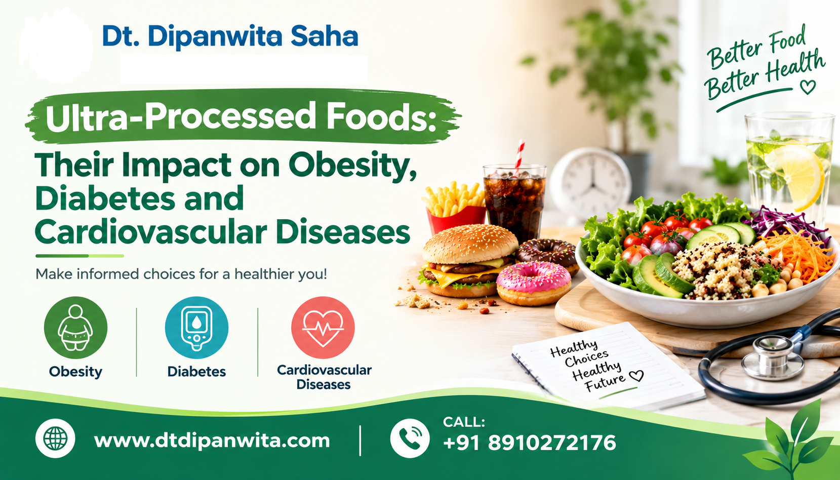 Ultra-Processed Foods: Their Impact on Obesity Diabetes and Cardiovascular Diseases