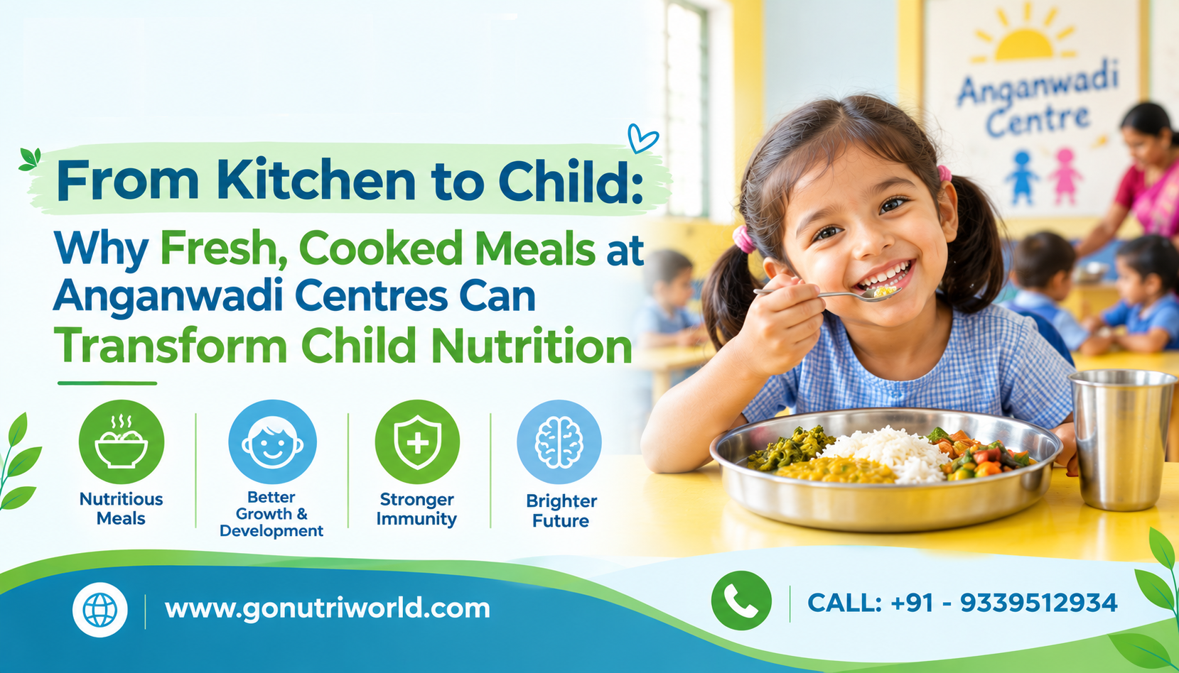 From Kitchen to Child: Why Fresh, Cooked Meals at Anganwadi Centres Can Transform Child Nutrition