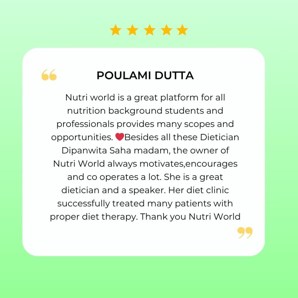 client reviews for dietitian dipanwita saha
